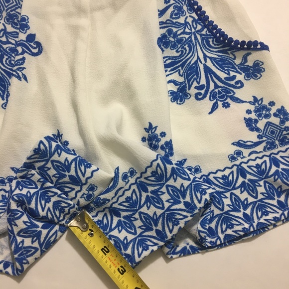 Xhilaration High Waist Blue & White Shorts-XS - Picture 8 of 10